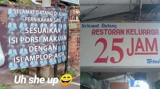 6 Tulisan Selamat Datang Ini Nyeleneh, Bikin Ngakak