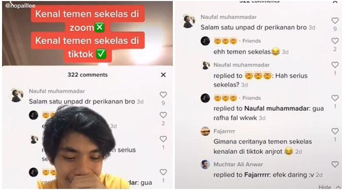 Akibat Kuliah Online, Mahasiswa Ini Kenal Teman Sekelasnya Lewat TikTok