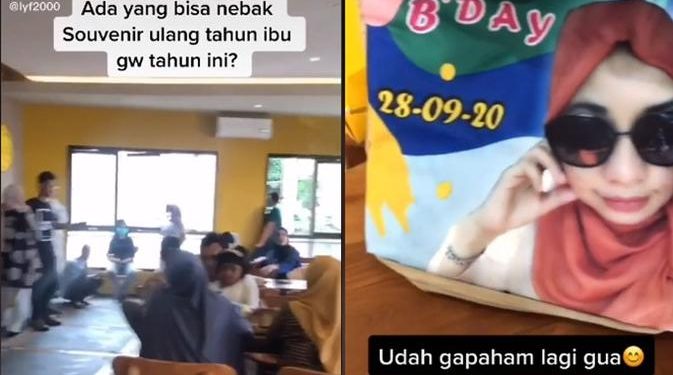 Antimainstream dan Unik, Suvenir Ulang Tahun Ibu Ini Bikin Ngakak