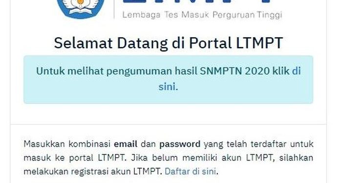 Besok Registrasi Akun LTMPT untuk SNMPTN 2021 Buka, Ini Cara Daftarnya