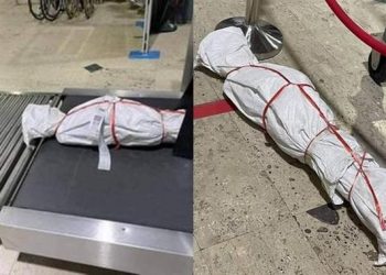Heboh Paket Dibungkus Bak Pocong, Isinya Tak Terduga