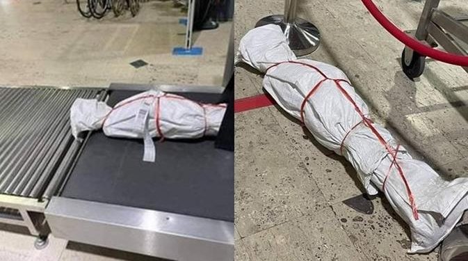 Heboh Paket Dibungkus Bak Pocong, Isinya Tak Terduga