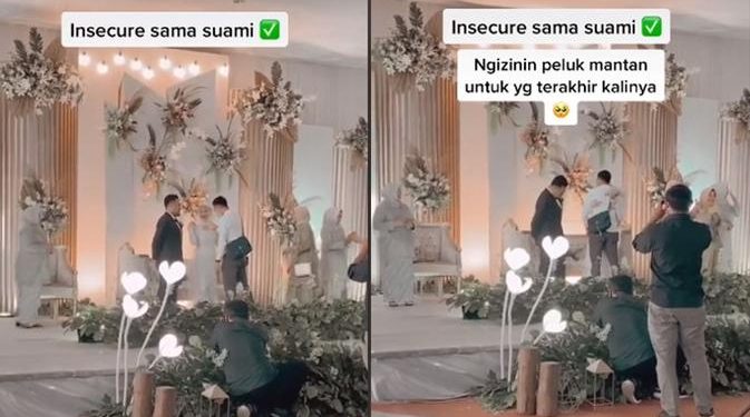 Izinkan Istri Peluk Mantan di Hari Pernikahan, Sikap Mempelai Pria Ini Jadi Sorotan