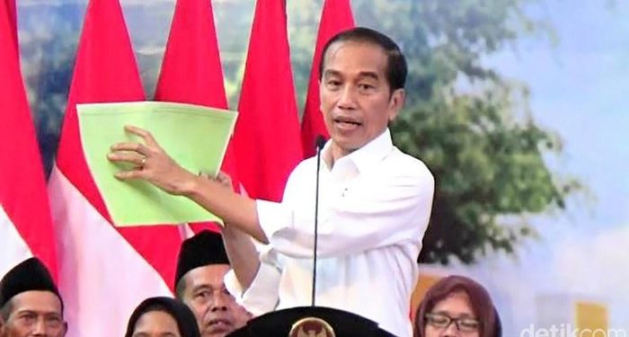 Jokowi Wanti-wanti Masyarakat yang Dapat Sertifikat Tanah: Bisa Hilang