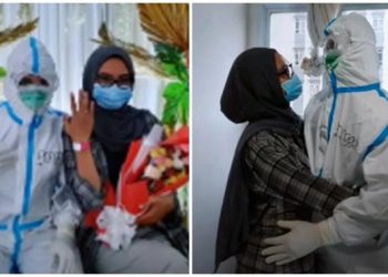 Pasien yang Nikah Virtual di Wisma Atlet Akhirnya Bertemu, Sang Pria Pakai APD