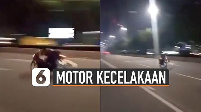 VIDEO: Apes, Pemilik Panik Motornya Kecelakaan Saat Dipinjam Freestyle