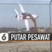 VIDEO: Iseng, Eskavator Putar-Putar Pesawat Bak Wahana Rekreasi