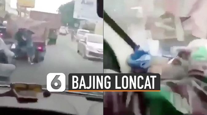 VIDEO: Nekat, Bajing Loncat Beraksi di Hadapan Anggota TNI