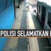 VIDEO: Viral Detik Detik Polisi Selamatkan Pria Hampir Tertabrak Kereta