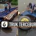 VIDEO: Viral Detik-Detik Truk Tercebur di Dermaga