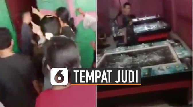 VIDEO: Viral Ibu-Ibu Gerebek Tempat Judi