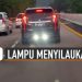 VIDEO: Viral Lampu Mobil Menyilaukan Mata Melaju di Tol