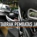 VIDEO: Viral Mobil Tabrak Pembatas Jalan Hingga Tembus Ke Dalam