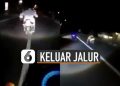 VIDEO: Viral Pengendara Motor Keluar Jalur Saat Ngebut di Jalan Raya