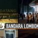 VIDEO: Viral Warga Panjat dan Rusak Papan Nama Bandara Lombok