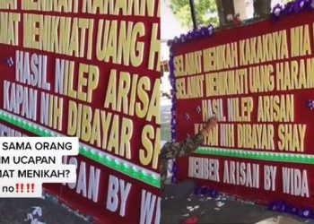 Viral Cara Menagih Utang Pakai Karangan Bunga di Hari Pernikahan, Bikin Heboh
