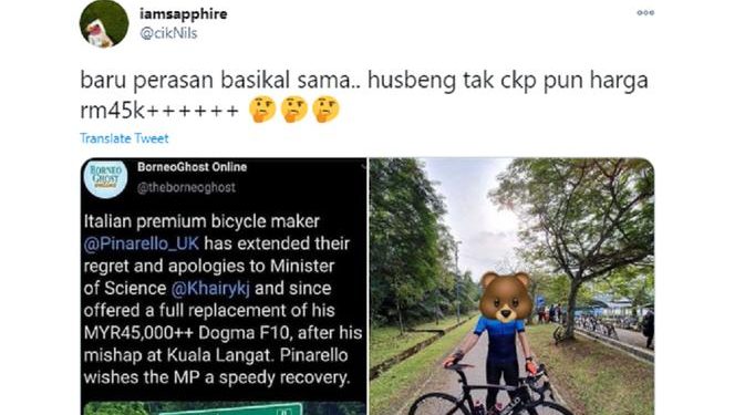 Viral Curhat Istri Saat Tahu Mahalnya Harga Sepeda yang Dibeli Suami