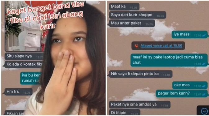 Viral Curhatan Remaja Dichat Istri Kurir Pengantar Paket, Disangka Orang Ketiga