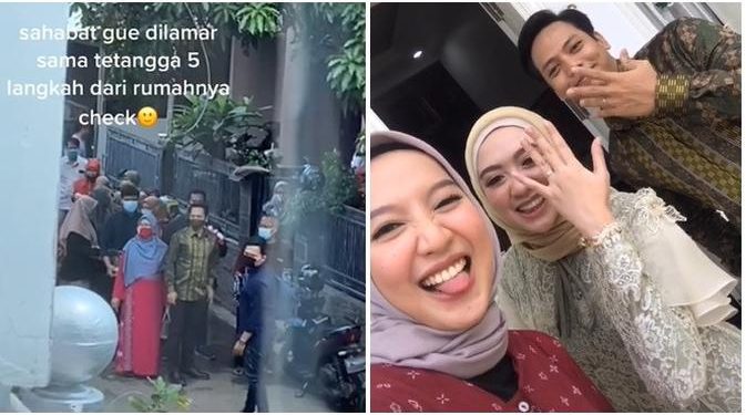 Viral Kisah Wanita Dilamar Tetangga Rumah, Bukti Jodoh Tak Kemana