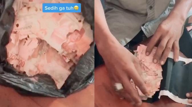 Viral Nabung di Bawah Kasur, Uang Total Rp 15 Juta Rusak Dimakan Rayap