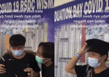 Viral, Tradisi Unik Pasien Covid-19 di Wisma Atlet yang Dinyatakan Sembuh