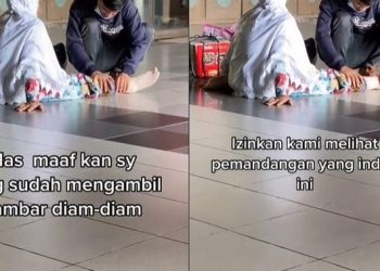 Viral Video Anak Pijat Kaki Ibu di Tengah Keramaian, Banjir Pujian Warganet