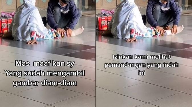 Viral Video Anak Pijat Kaki Ibu di Tengah Keramaian, Banjir Pujian Warganet