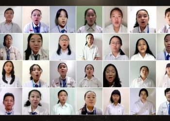 Viral BPK Penabur Nyanyikan Lagu Syubbanul Waton Saat Harlah ke-95 NU