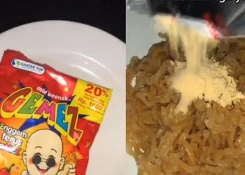 Wanita Ini Iseng Rebus Jajanan Mi Gemez, Warganet: Tujuannya Beli Kan Karena Malas Masak