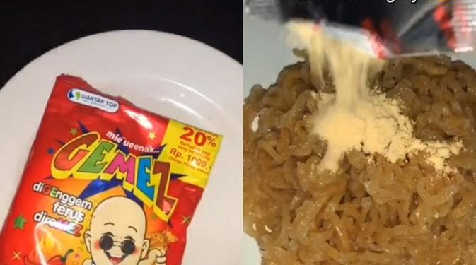 Wanita Ini Iseng Rebus Jajanan Mi Gemez, Warganet: Tujuannya Beli Kan Karena Malas Masak