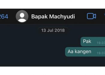 Ungkap Rindu, 6 Chat Anak ke Mendiang Ayahnya Ini Bikin Haru