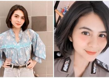 6 Pesona Briptu Sefin, Polwan Cantik yang Parasnya Disebut Mirip Artis