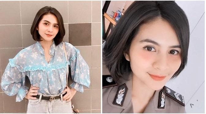 6 Pesona Briptu Sefin, Polwan Cantik yang Parasnya Disebut Mirip Artis
