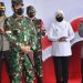 Panglima TNI dan Kapolri Tinjau Pelaksaanan Vaksinasi 2.101 Personel di Polda Jatim