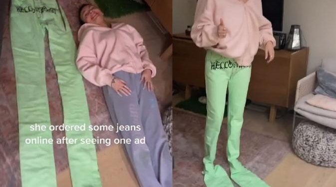 Beli Celana Online, Wanita Ini Kaget yang Datang Panjangnya 3 Meter
