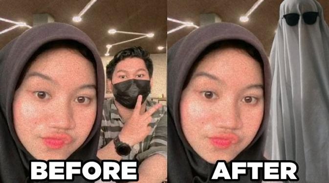Minta Cowoknya Dihilangkan, 6 Hasil Editan Foto ala Netizen Ini Kocak