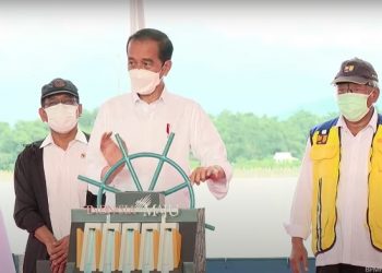 Resmikan Kolam Regulasi Nipa-nipa, Jokowi Harap Makassar Bebas Banjir