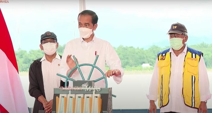 Resmikan Kolam Regulasi Nipa-nipa, Jokowi Harap Makassar Bebas Banjir