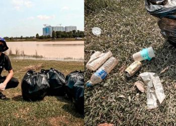 Tak Ada Pesta, Pria Ini Rayakan Ulang Tahun dengan Membersihkan Sampah