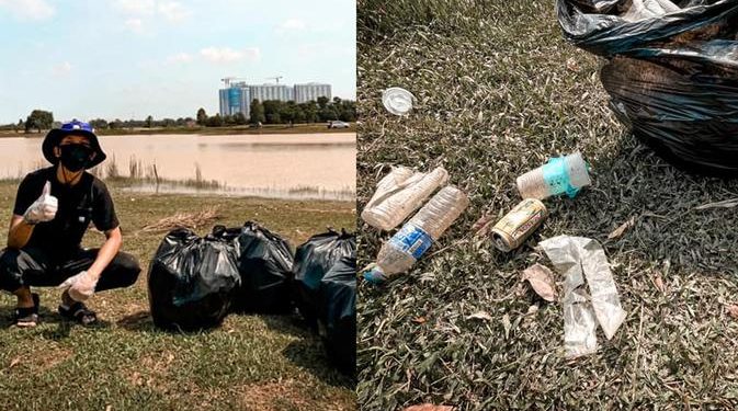 Tak Ada Pesta, Pria Ini Rayakan Ulang Tahun dengan Membersihkan Sampah
