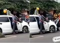 Viral Kecelakaan di Pasuruan, Pengendara Motor Mendarat di Atas Mobil