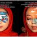 Viral Wanita Ini Lukis Wajah Tentang Indonesia di Awal Tahun 2021, Bikin Pilu