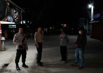 Tingkatkan Keamanan, Waspada Aksi Kejahatan Malam, Polsek Moncongloe Rutin Patroli