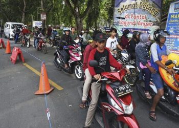 Anyer-Carita Ditutup, Polisi Patroli dan Buat Pos Penyekatan