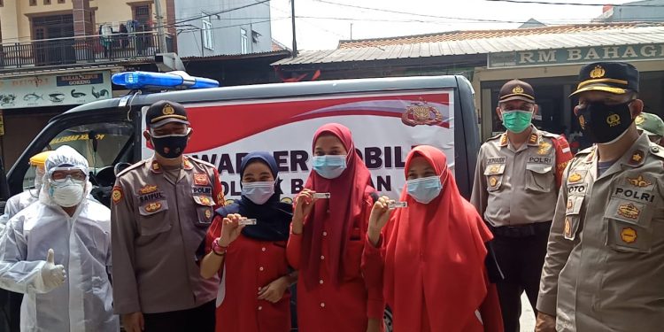 Kapolsek Babelan Giat Mobile Swab Antigen Gratis Untuk Masyarakat Bahagia