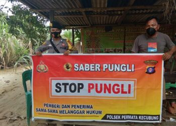 Polsek Permata Kecubung Kembali Gencarkan Patroli Kamtibmas Ajak  Warga Waspada Pungutan Liar Jelang Lebaran