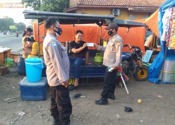 Polsek Tukdana Kembali Laksanakan Operasi Yustisi Pendisiplinan Prokes