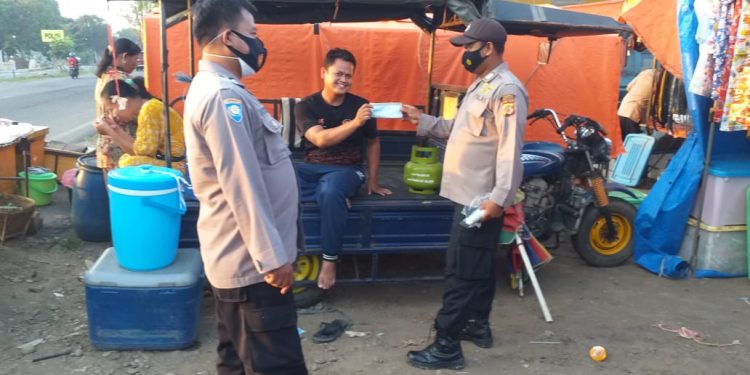 Polsek Tukdana Kembali Laksanakan Operasi Yustisi Pendisiplinan Prokes