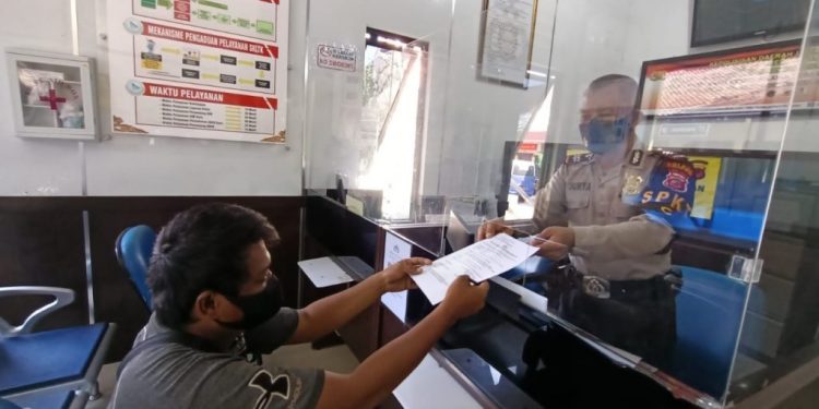 SPKT Polres Cirebon Kota Polda Jabar, Dukung 100 Hari Kerja Kapolri, Tingkatkan Pelayanan Menuju Polri Yang Presisi