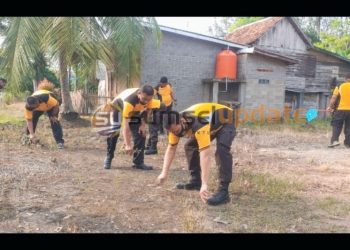 Begini Cara Polsek Sungai Rotan Merayakan HUT Bhayangkara ke-75